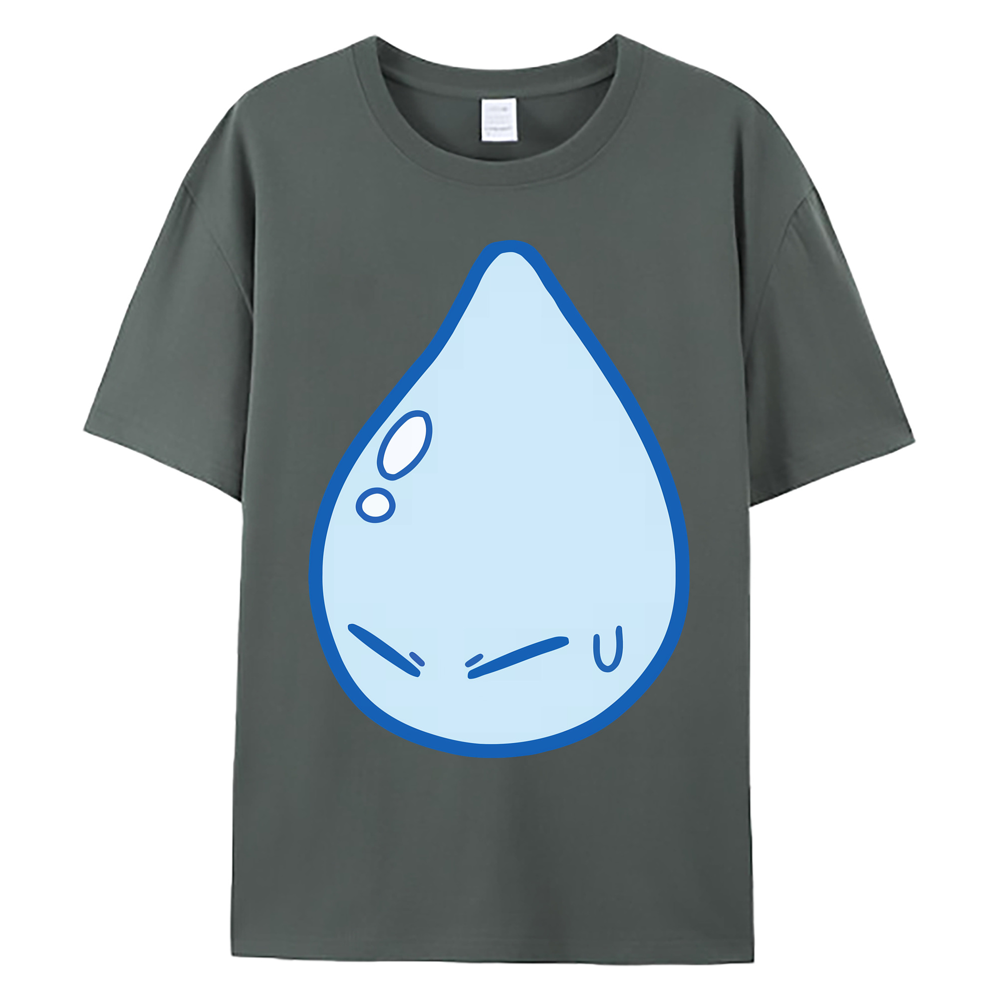 （画像用） 転スラ Regarding Reincarnated to Slime 綿100％ メンズ半袖Tシャツ｜肌触りやわらか＆通気性